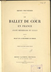 Ballet de Cour en France