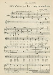 E. Fagues-Dalcroze chansons religieuses Recueil de 11 chansons pour voix moyenne cp.40